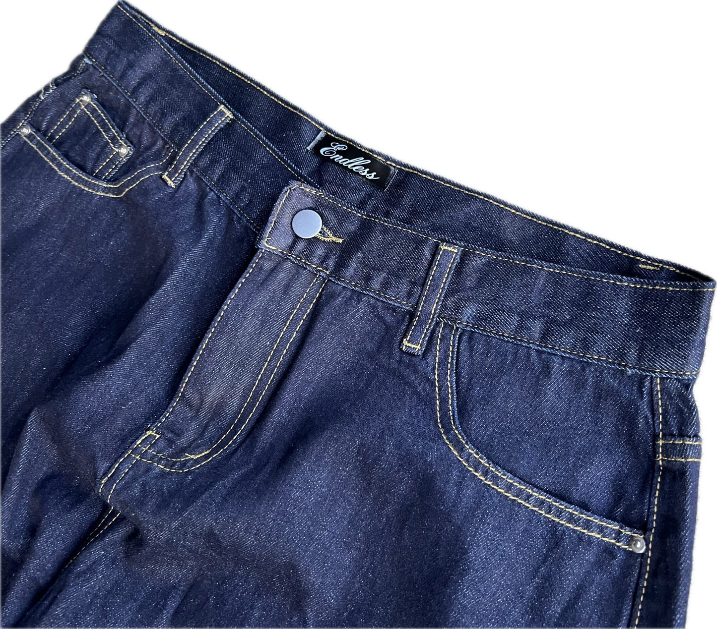 Endless Balloon Fit Raw Denim