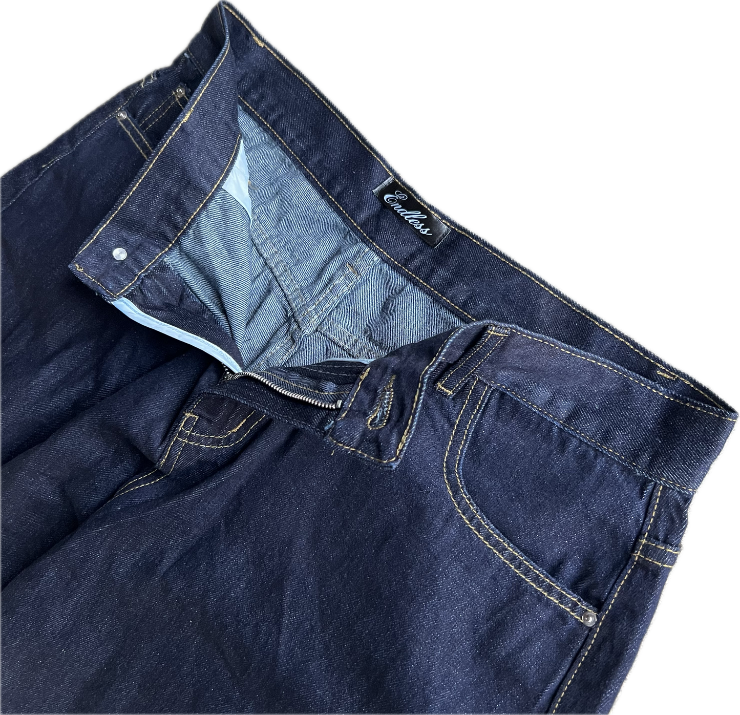 Endless Balloon Fit Raw Denim