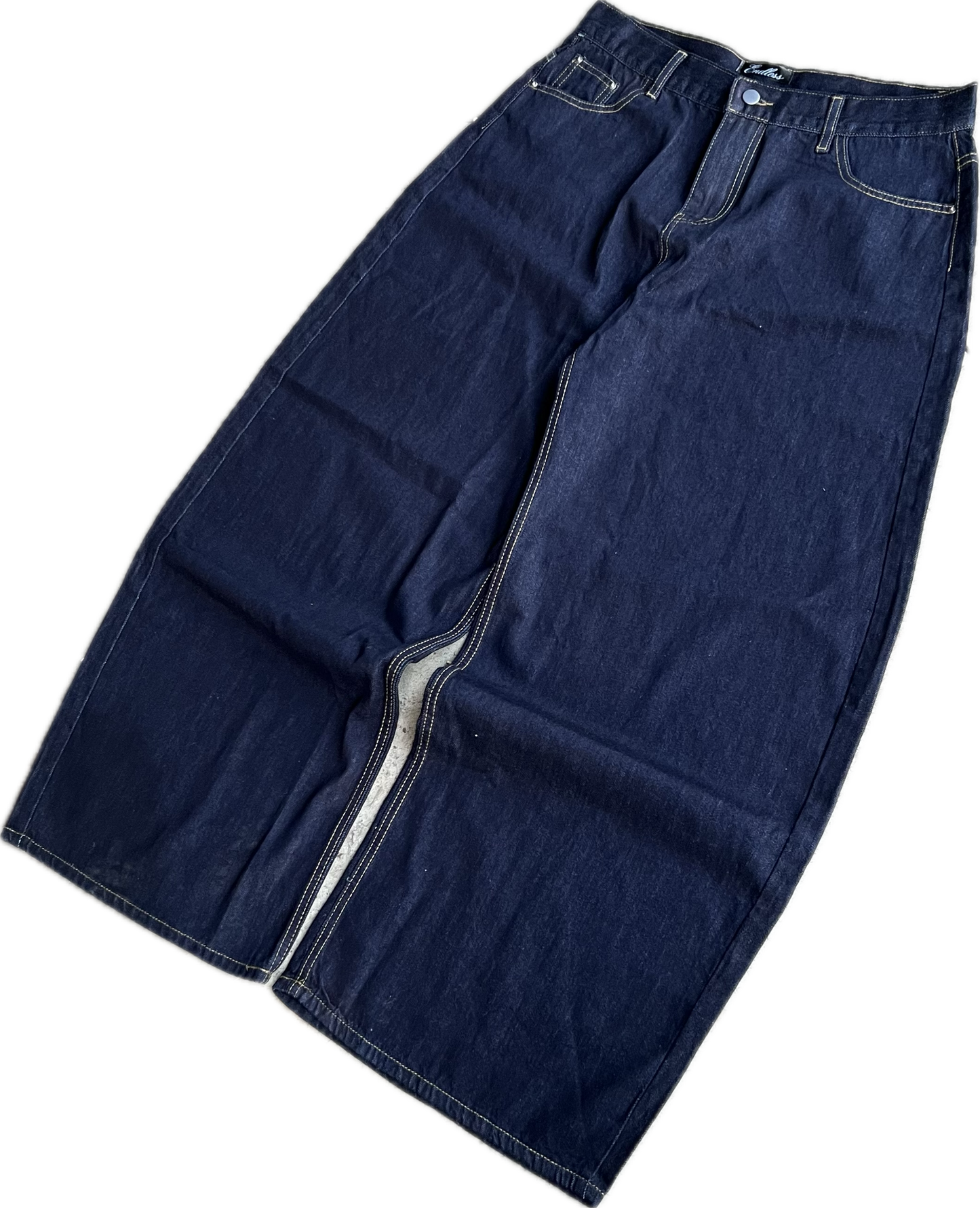Endless Balloon Fit Raw Denim